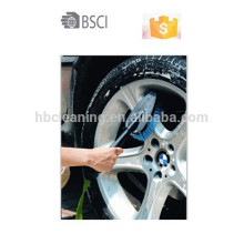 flow water wheel brush with switch for car , car wheel cleaning brush factory